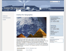Tablet Screenshot of geographie.uni-jena.de