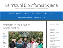 Tablet Screenshot of bio.informatik.uni-jena.de