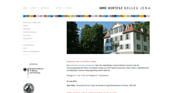 Desktop Screenshot of imre-kertesz-kolleg.uni-jena.de
