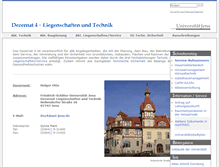 Tablet Screenshot of dez4.uni-jena.de