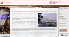 Desktop Screenshot of geo.uni-jena.de