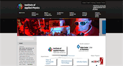 Desktop Screenshot of iap.uni-jena.de
