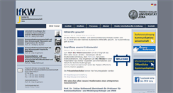 Desktop Screenshot of ifkw.uni-jena.de
