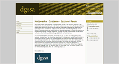 Desktop Screenshot of dgssa.uni-jena.de