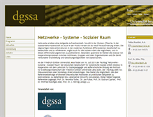 Tablet Screenshot of dgssa.uni-jena.de