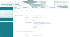 Desktop Screenshot of analysis-lenz.uni-jena.de