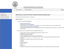 Tablet Screenshot of portal.uni-jena.de