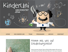 Tablet Screenshot of kinder.uni-jena.de