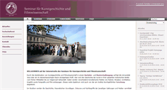 Desktop Screenshot of kunstgeschichte.uni-jena.de
