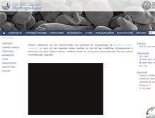 Tablet Screenshot of hydro.uni-jena.de