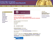 Tablet Screenshot of anglistik.uni-jena.de